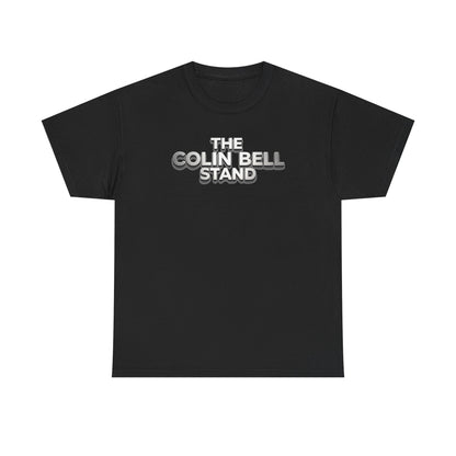 T-Shirt — “The Colin Bell Stand” Retro Chrome Text Tee