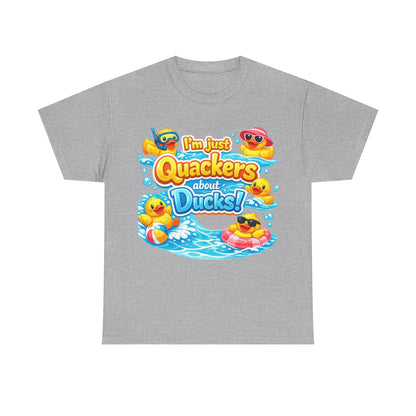 I'm Just Quackers About Ducks! Cute Rubber Duck Pool Tee