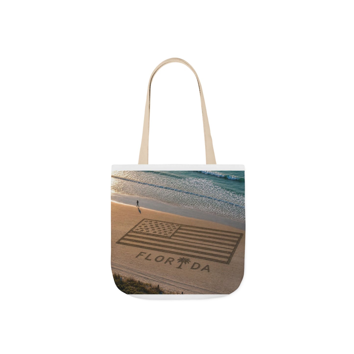 Florida Canvas Tote Bag, 5-Color Straps