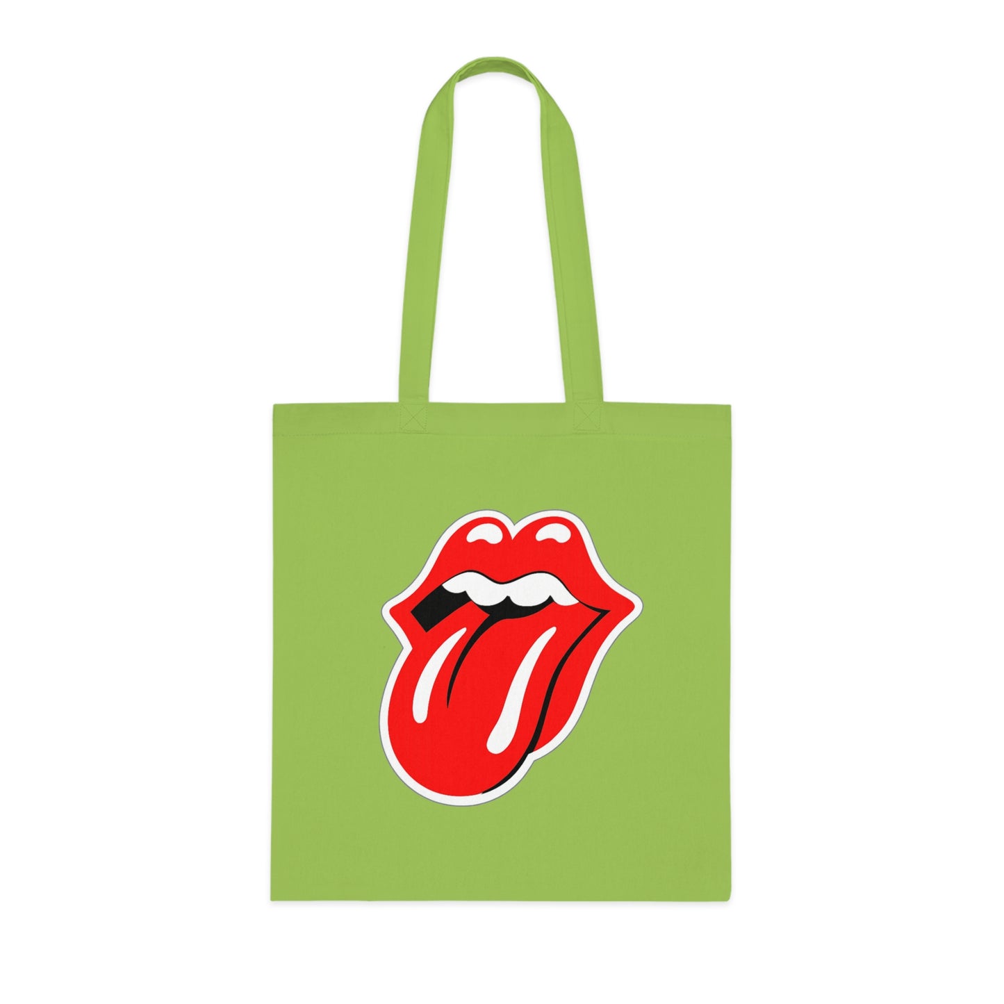 Rock Red Tongue Graphic Tote Bag