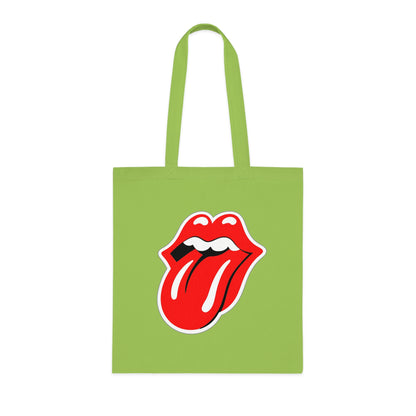 Rock Red Tongue Graphic Tote Bag