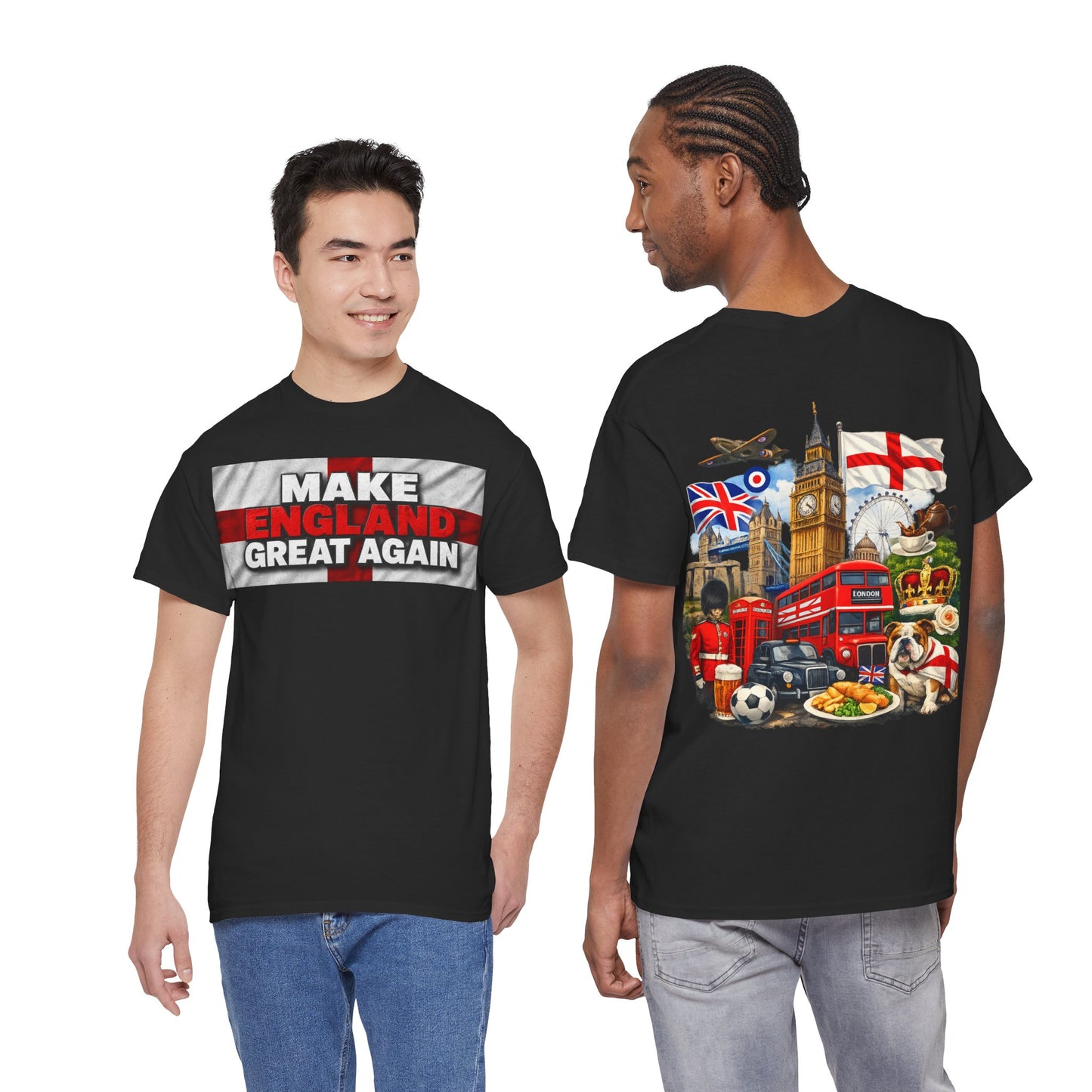 England Pride T-Shirt — "Make England Great Again" Graphic Tee