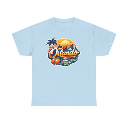 Orlando Retro Sunset T-Shirt — Vintage Florida Vacation Tee