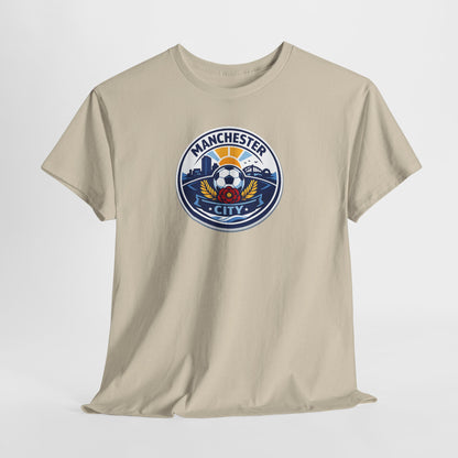 Manchester City Crest T-Shirt — Soccer Fan Tee