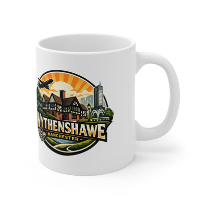 Wythenshawe Manchester Ceramic Coffee Cups, 11oz, 15oz