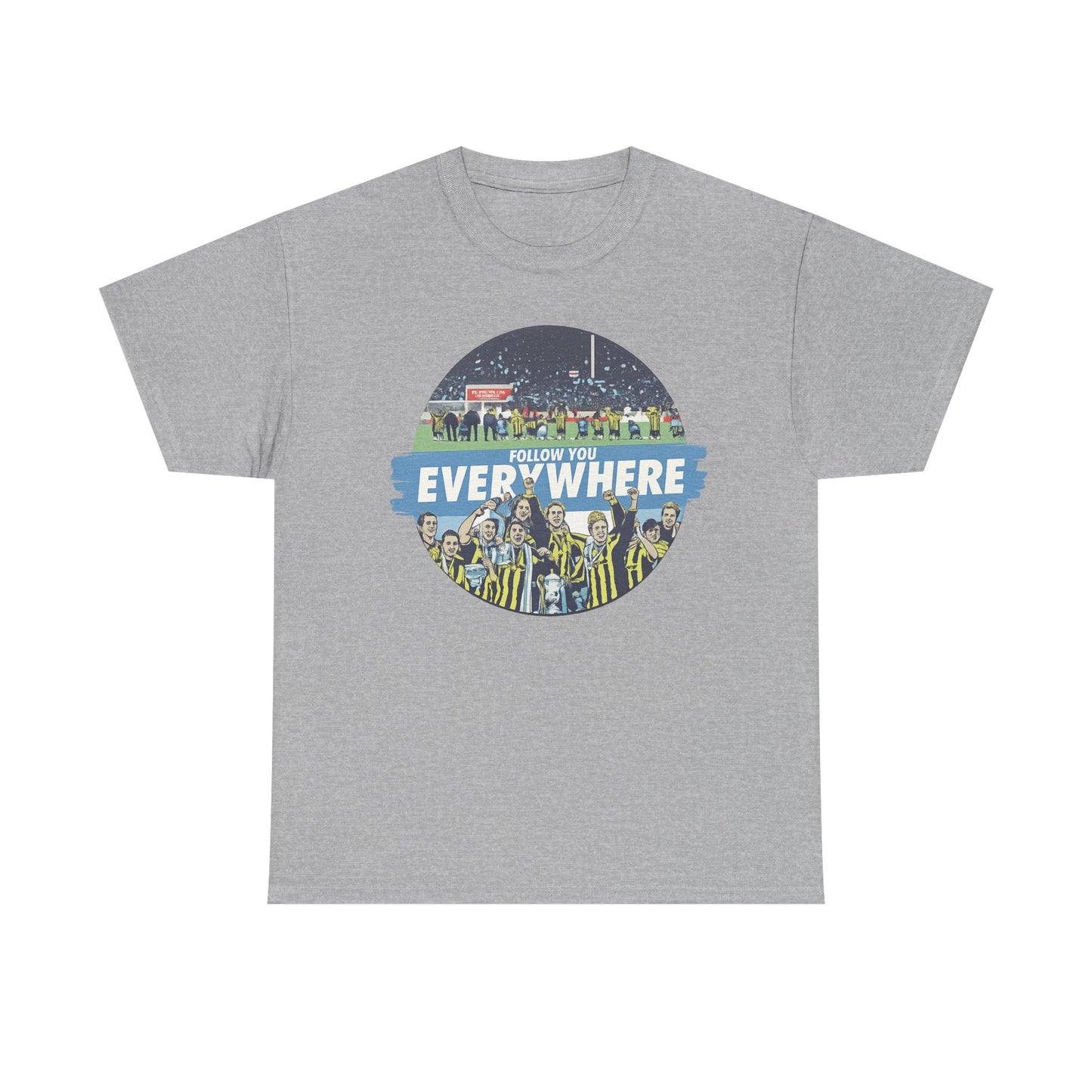 Manchester City T-Shirt — Follow Me Everywhere Soccer Fan Design