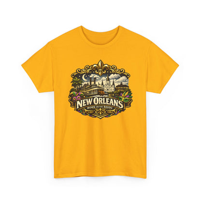 New Orleans Vintage Badge Tee — Crescent City Souvenir T-Shirt