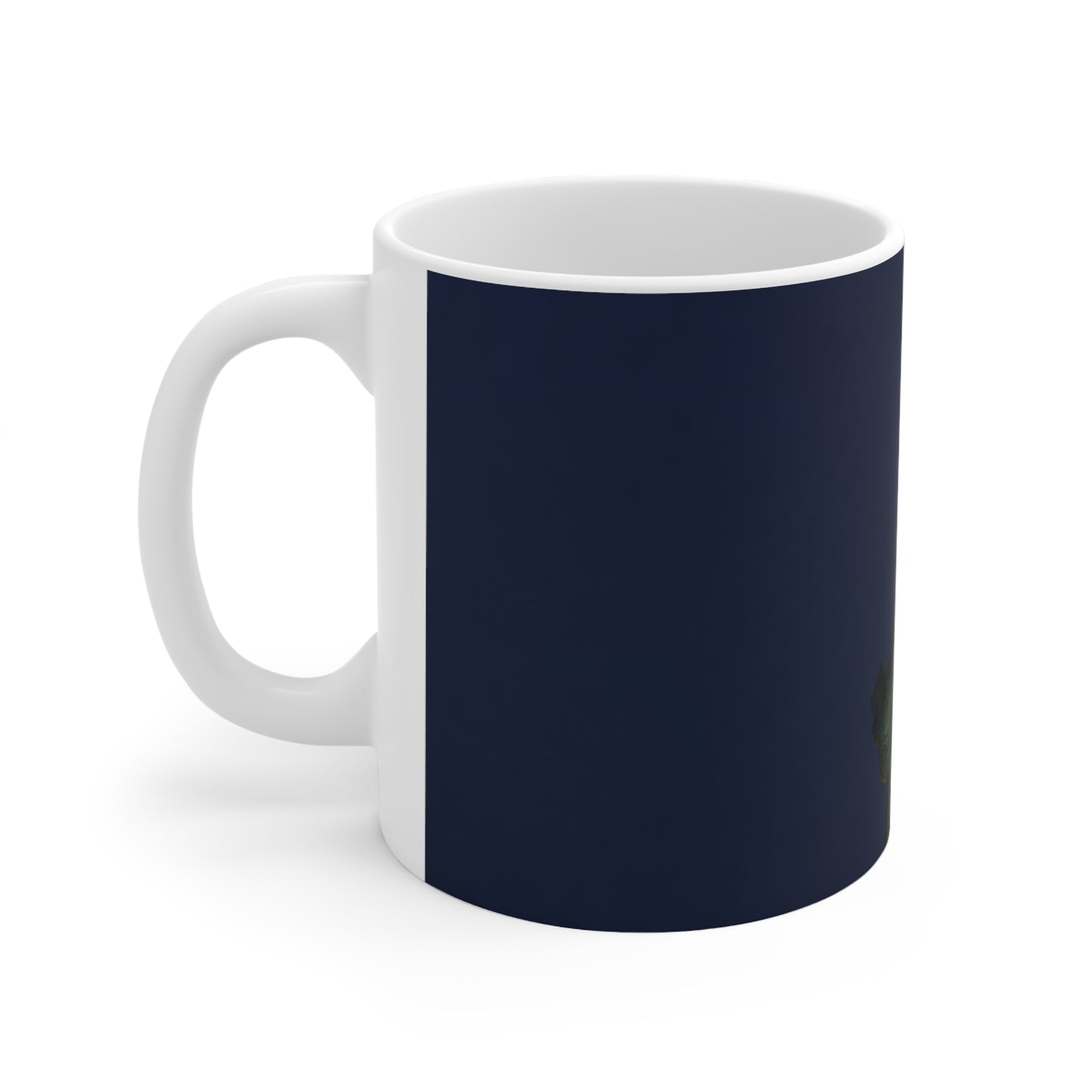 Statue of Liberty Moon Ceramic Coffee Mug — Statue of Liberty Night Skyline 11oz & 15oz