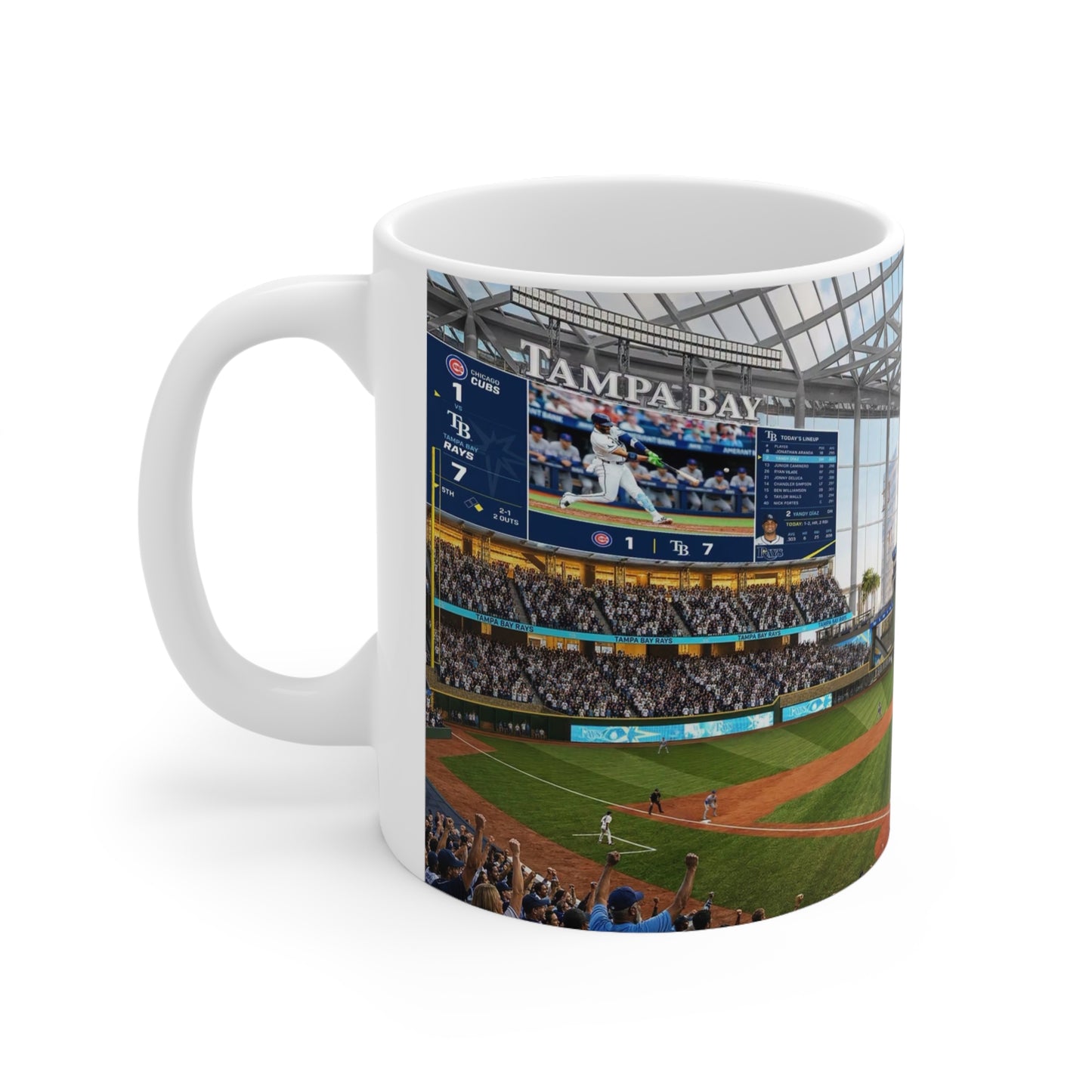 Baseball Stadium Photo Mug – Tampa Bay Game Day Ceramic Coffee Cup (11oz & 15oz)