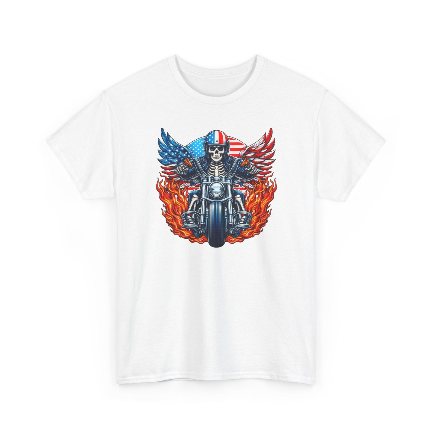 Biker Skull Motorcycle Tee — Sons of Tradition Archangels Chapter Graphic Shirt