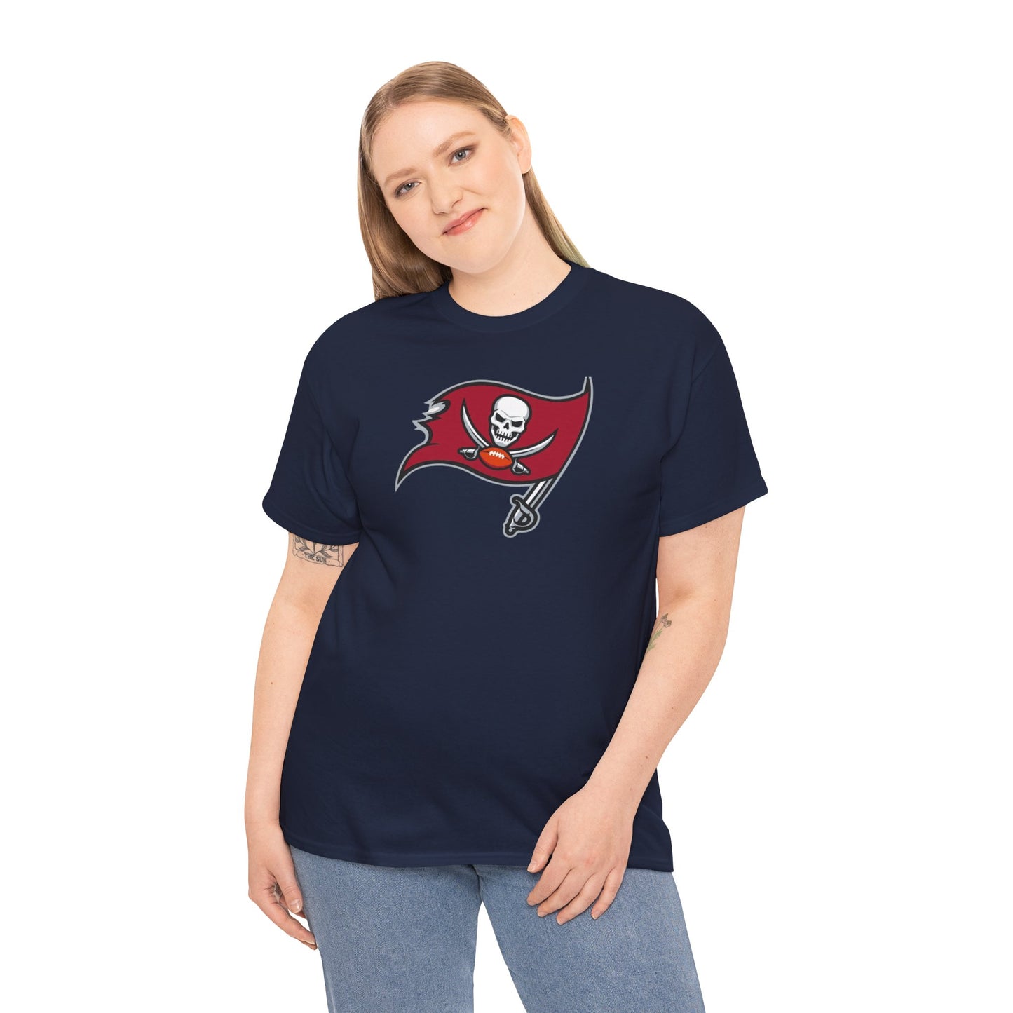 Tampa Bay Buccaneers Flag T-Shirt — Football Pirate Logo Tee