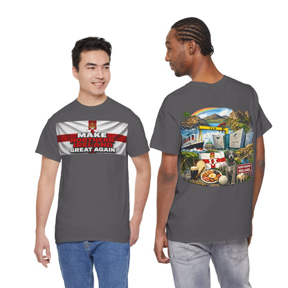 Northern Ireland Collage Tee — "Make Northern Ireland Great Again" Graphic T-Shirt