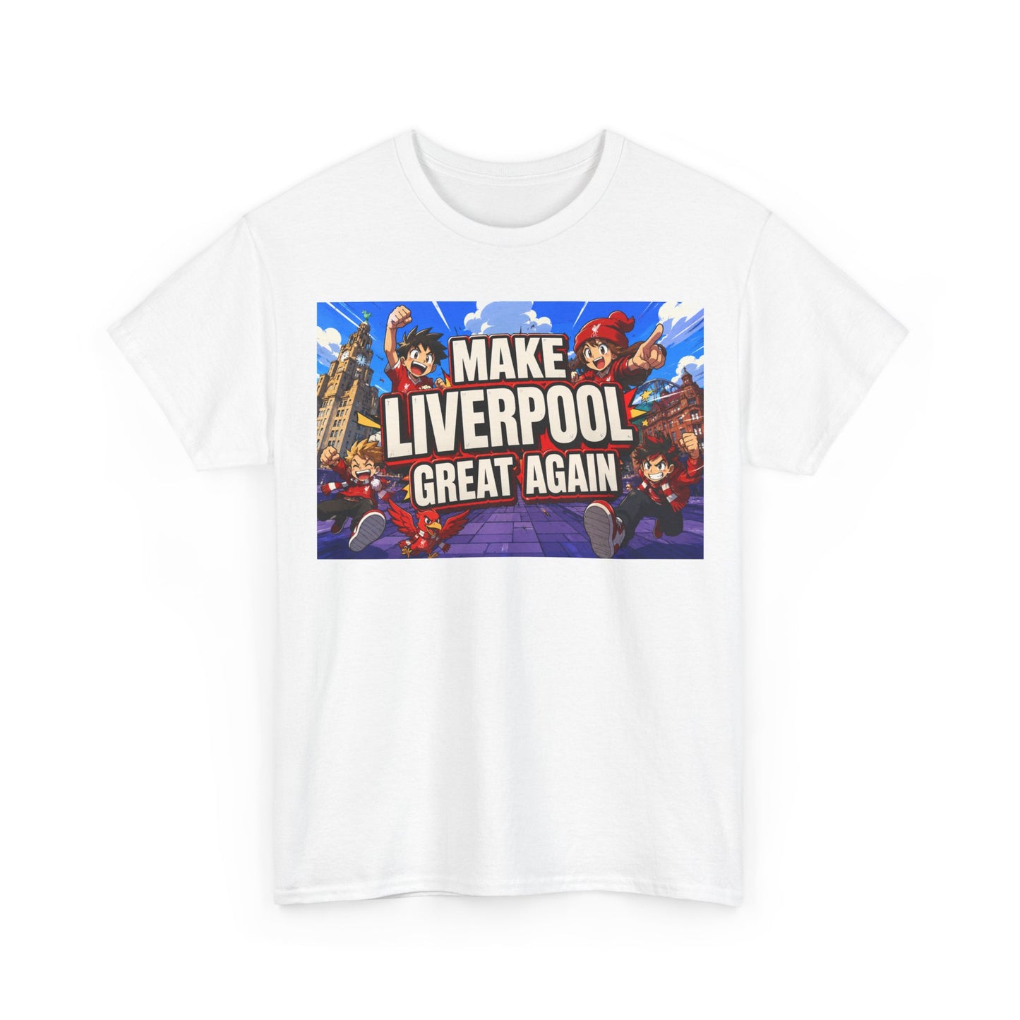 Liverpool Fan Tee – "Make Liverpool Great Again" Graphic Shirt