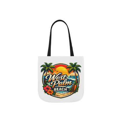 West Palm Beach Vintage Sunset Tote