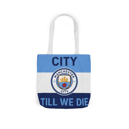 City Till We Die Unofficial Canvas Tote Bag — Manchester Football Fan Bag