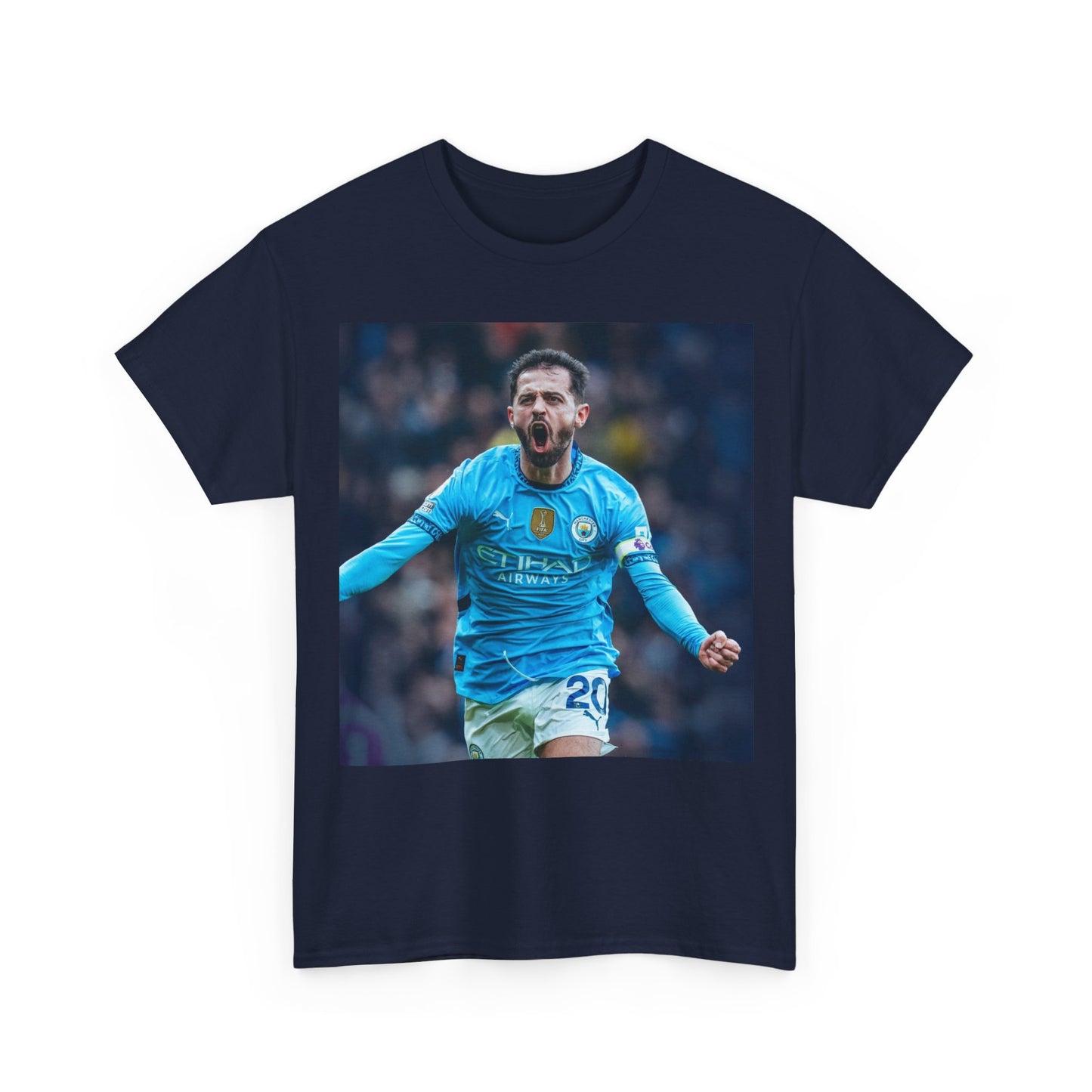 Bernardo Silva Tribute Tee – Inspirational Letter & Celebrating Goal Moment