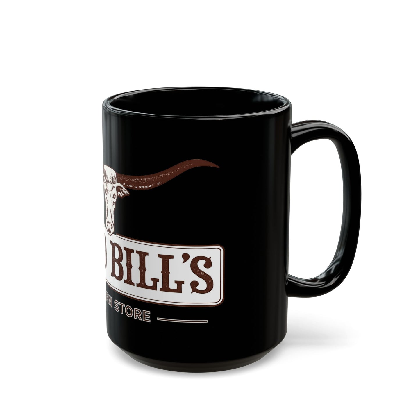 Wild Bill's Western Store Black Coffee Mug (11oz & 15oz)