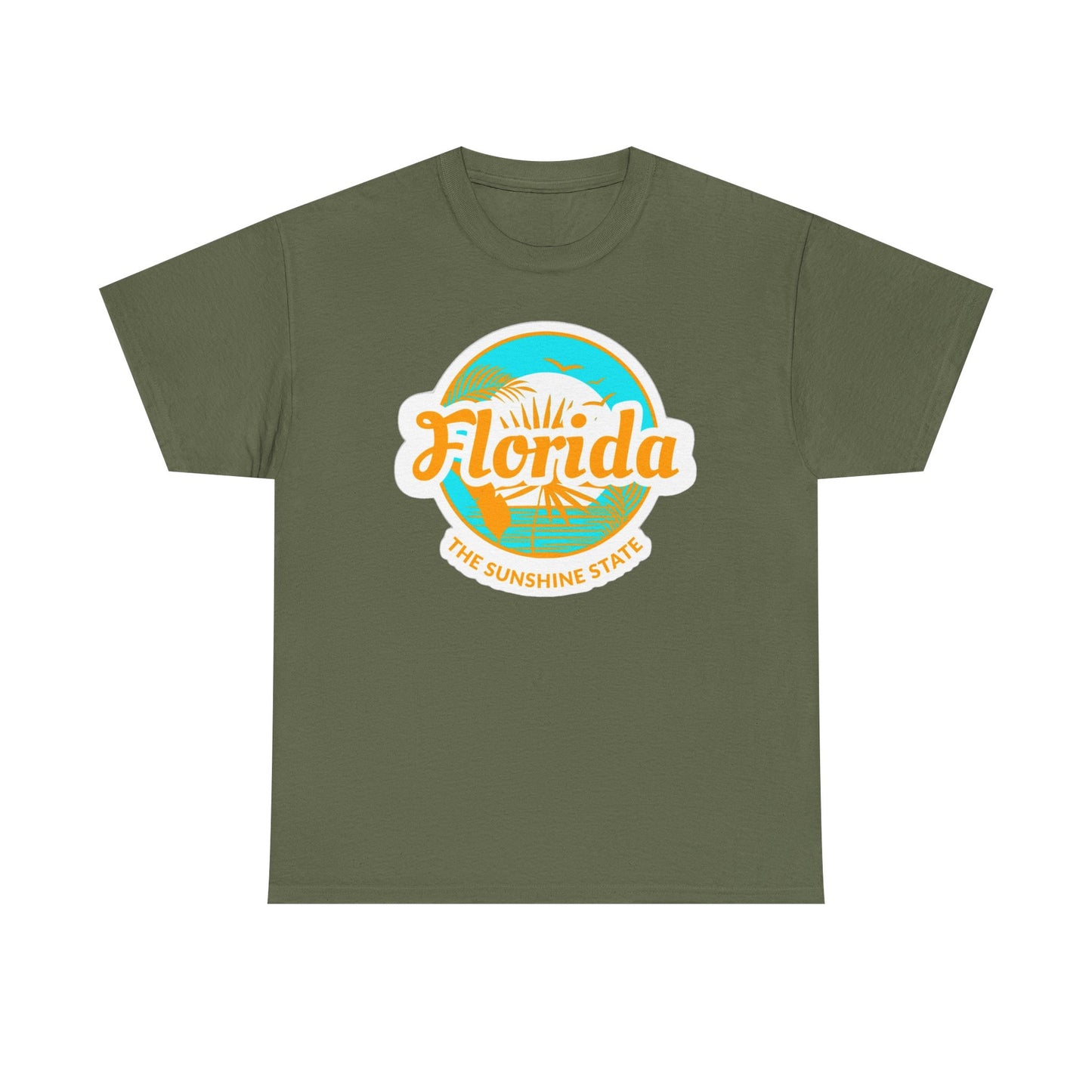 Florida Sunshine State T‑Shirt – Retro Beach Logo Tee