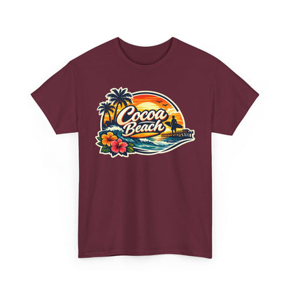 Cocoa Beach Vintage Sunset T-Shirt
