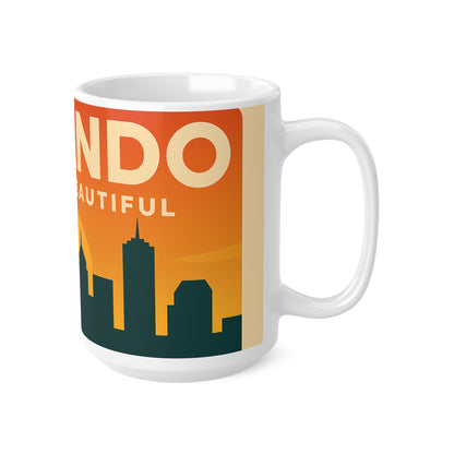 Orlando Skyline Coffee Mug – The City Beautiful Retro Ceramic Mug (11oz & 15oz)