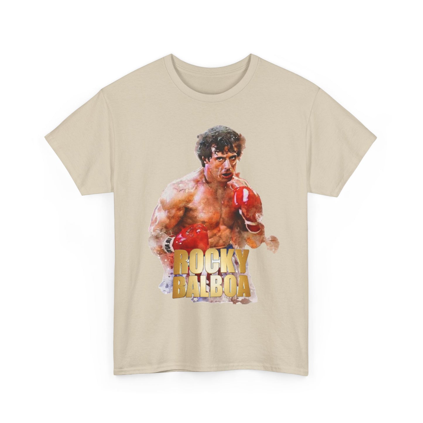 Boxing Rocky Balboa Graphic Tee – Retro Fighter Movie Shirt