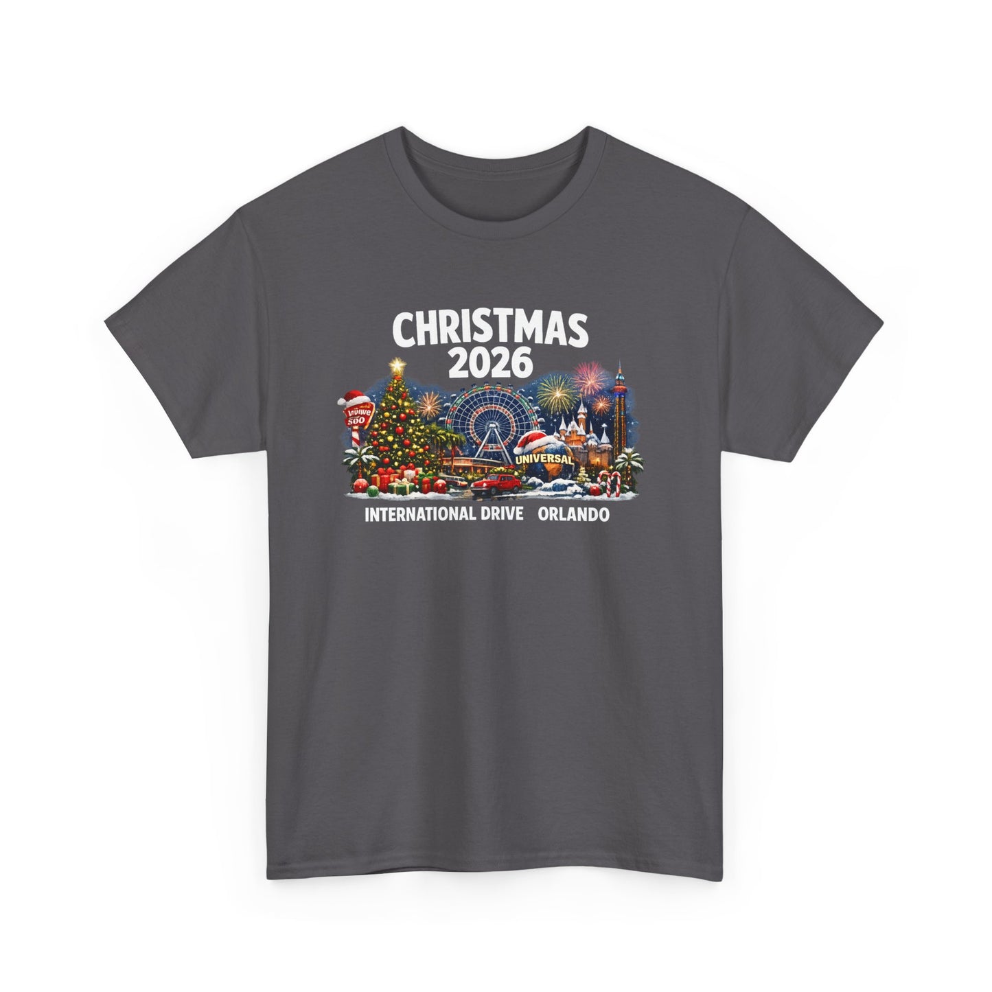 Christmas 2026 Orlando T-Shirt — International Drive Holiday Souvenir