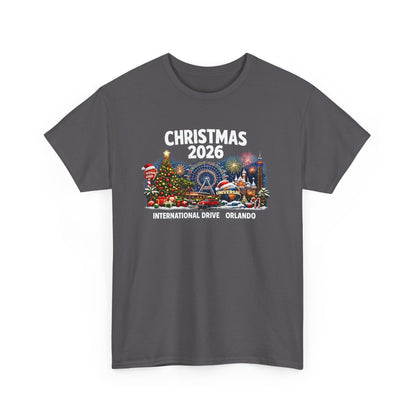 Christmas 2026 Orlando T-Shirt — International Drive Holiday Souvenir