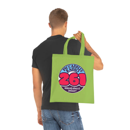 Piccadilly Radio 261 Retro Logo Tote Bag – 'Nobody Does It Better' Cotton Shopper