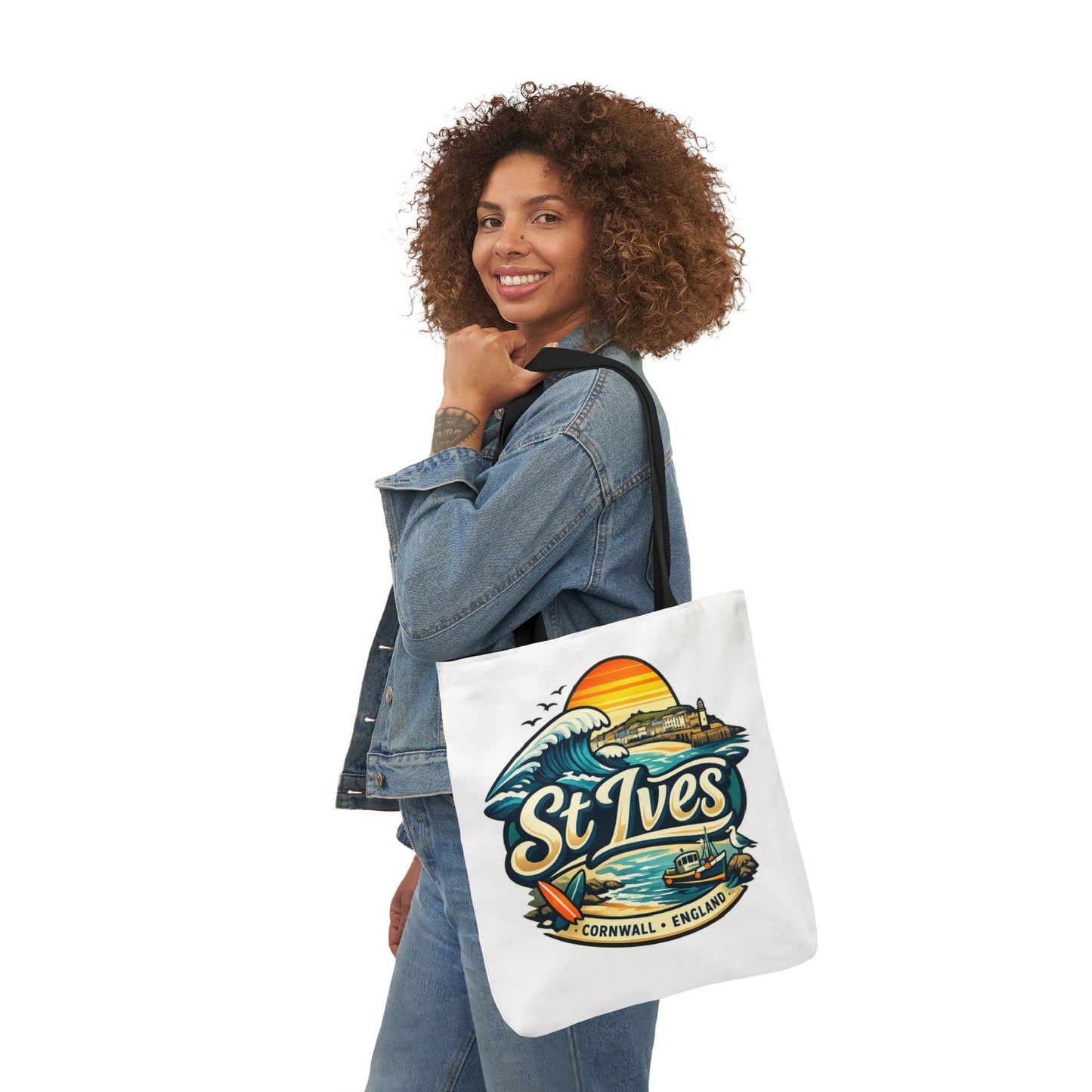 St Ives Cornwall Sunset Tote Bag