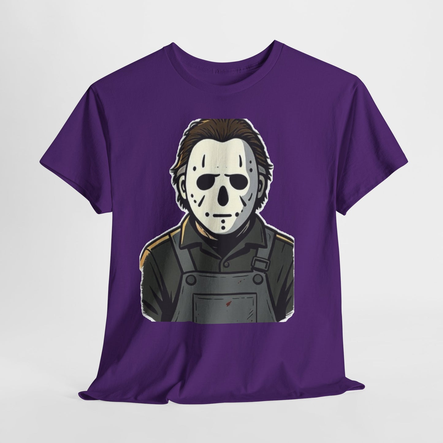 Horror Mask Tee — Jason-Inspired Halloween T-Shirt