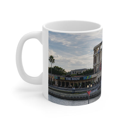 Hard Rock Cafe Orlando Waterfront Photo Ceramic Mug — 11oz & 15oz Souvenir Coffee Cup
