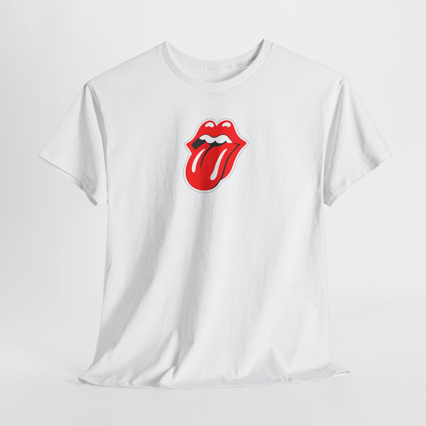 Rock Retro Red Tongue and Lips Graphic Tee