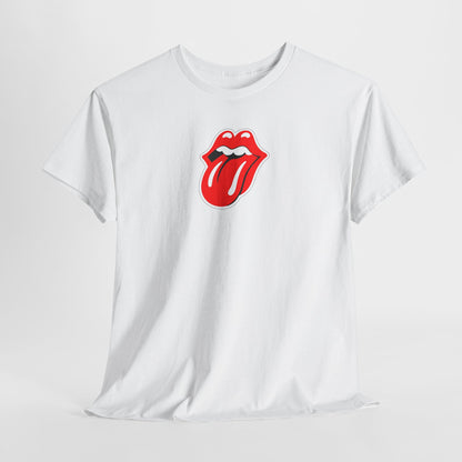 Rock Retro Red Tongue and Lips Graphic Tee
