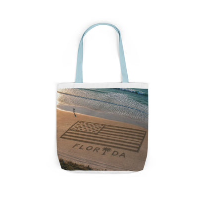 Florida Canvas Tote Bag, 5-Color Straps
