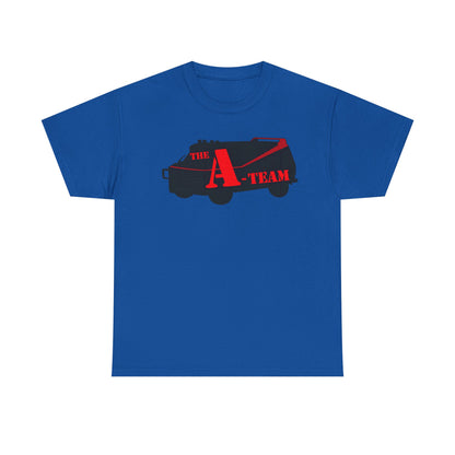 A-Team Van Graphic Tee — Retro Action TV Logo T-Shirt