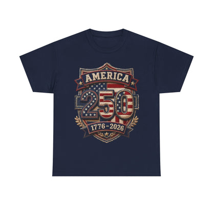 America 250 T-Shirt — 1776–2026 Bicentennial Celebration Tee