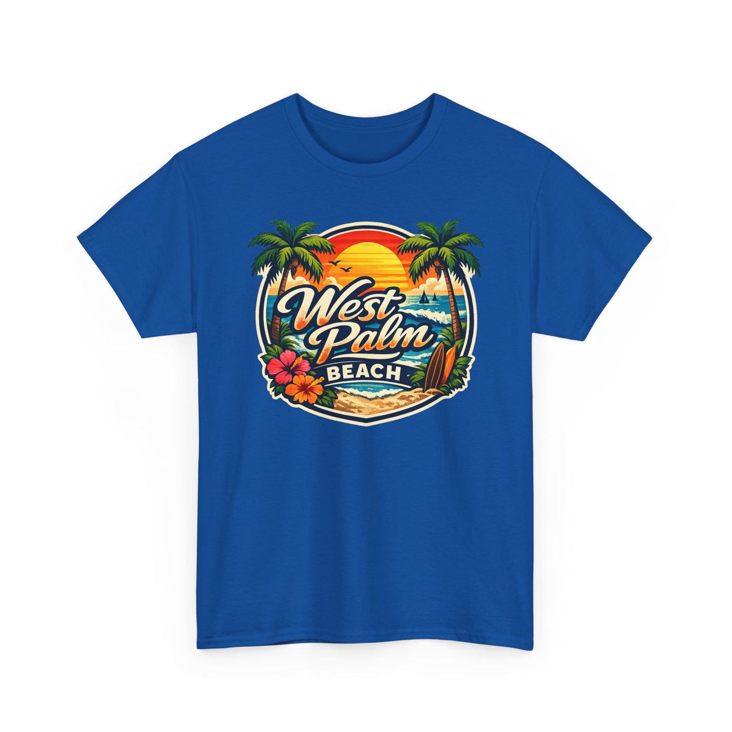 West Palm Beach Retro Sunset T-Shirt