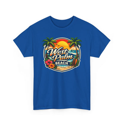 West Palm Beach Retro Sunset T-Shirt