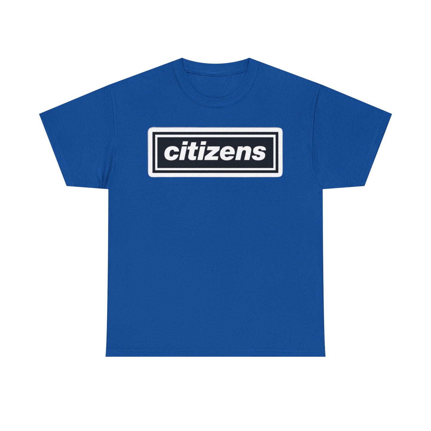 Citizens Manchester City Logo T-Shirt — Minimal Retro Box-Logo Tee