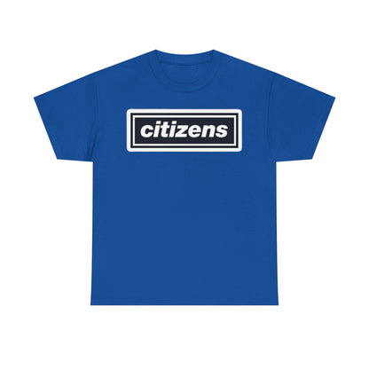 Citizens Manchester City Logo T-Shirt — Minimal Retro Box-Logo Tee