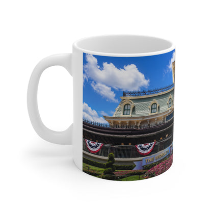 Magic Kingdom Train Station Photo Mug — 11oz & 15oz Ceramic Coffee Cup