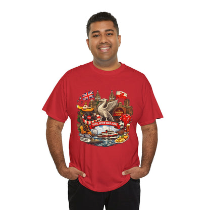 Liverpool Landmarks & You'll Never Walk Alone T-Shirt
