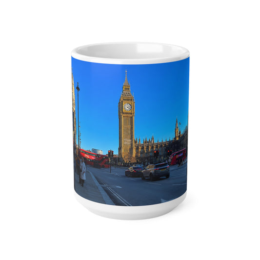 London Big Ben Ceramic Coffee Mug – Iconic Cityscape 11oz & 15oz