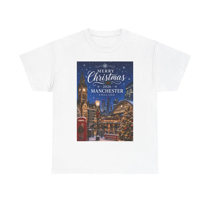 Manchester Christmas Tee — Merry Christmas 2026 Holiday T‑Shirt