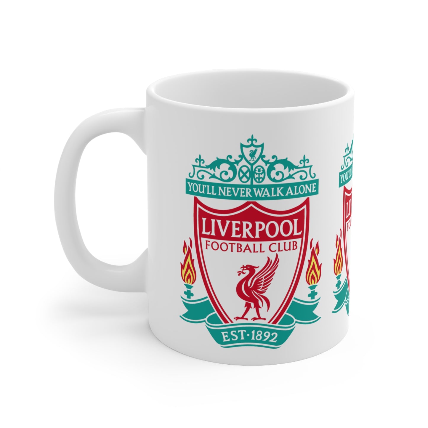 Liverpool Football Club Ceramic Coffee Mug — You’ll Never Walk Alone, 11oz & 15oz