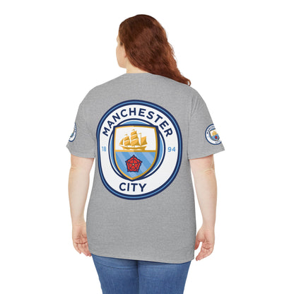 Manchester City Crest T-Shirt — Football Club Logo Tee