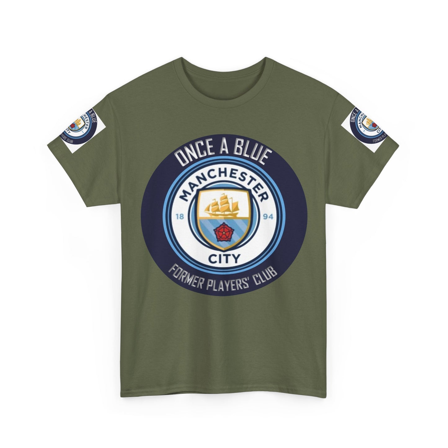 Manchester City 'Once A Blue' Tee — Former Players Club Football Shirt