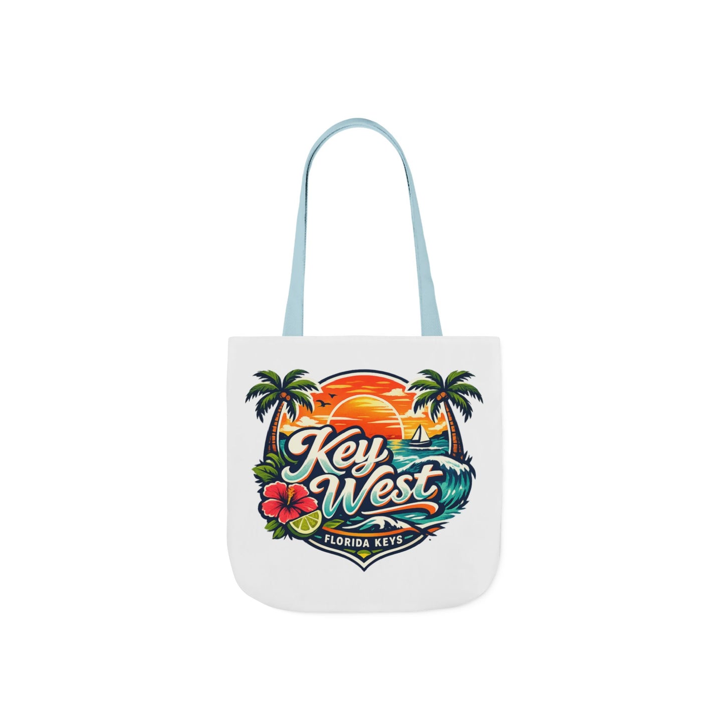Key West Sunset Canvas Tote