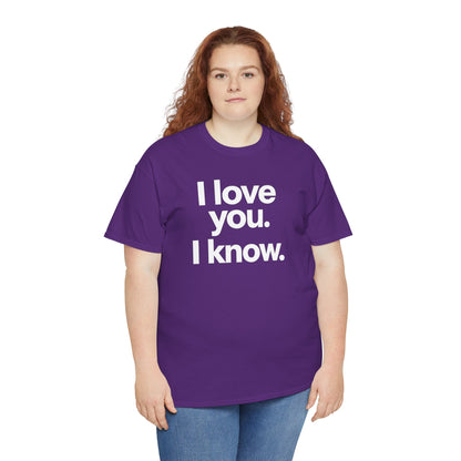 I Love You I Know Saying T‑Shirt from Star Wars