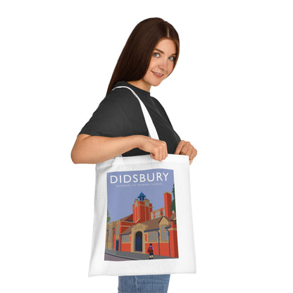 Elm Grove Didsbury C of E Primary School Vintage Travel Tote — Retro Illustrated Cotton Shopper Bag